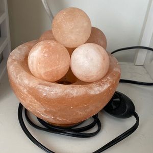 Salt rock lamp